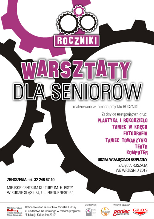 Roczniki Warsztaty dla Seniorow plakat 500